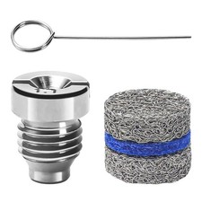 SEPLY 3 Pieces 1.1 mm Orifice Foam Cannon Nozzle and Maker 1PACK, Silver 