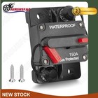 150A Amp Marine Circuit Breaker Fuse Holder With Manual Reset Waterproof 12V-48V