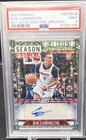 Bub Carrington 2024-25 Mosaic RC Ticket AUTO Spectris Green /5 PSA 9 Wizards CM3