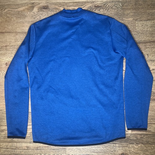 Nike Golf Pullover 1/4 Zip Therma Fit Blau Fleece Gefüttert Sweatshirt Herren M Neu ohne Etikett - Bild 5 von 5