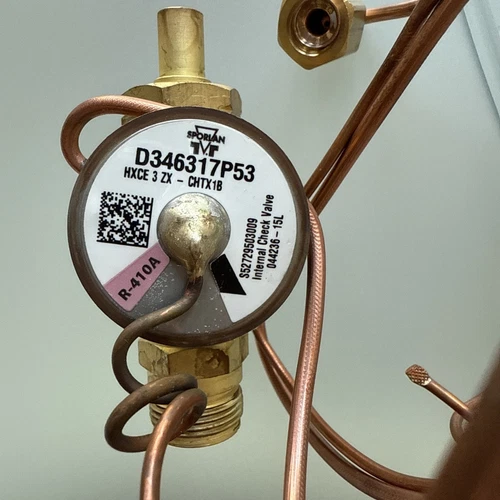 Sporian D346317P53 R-410A Thermostatic Expansion Valve Internal Check Valve