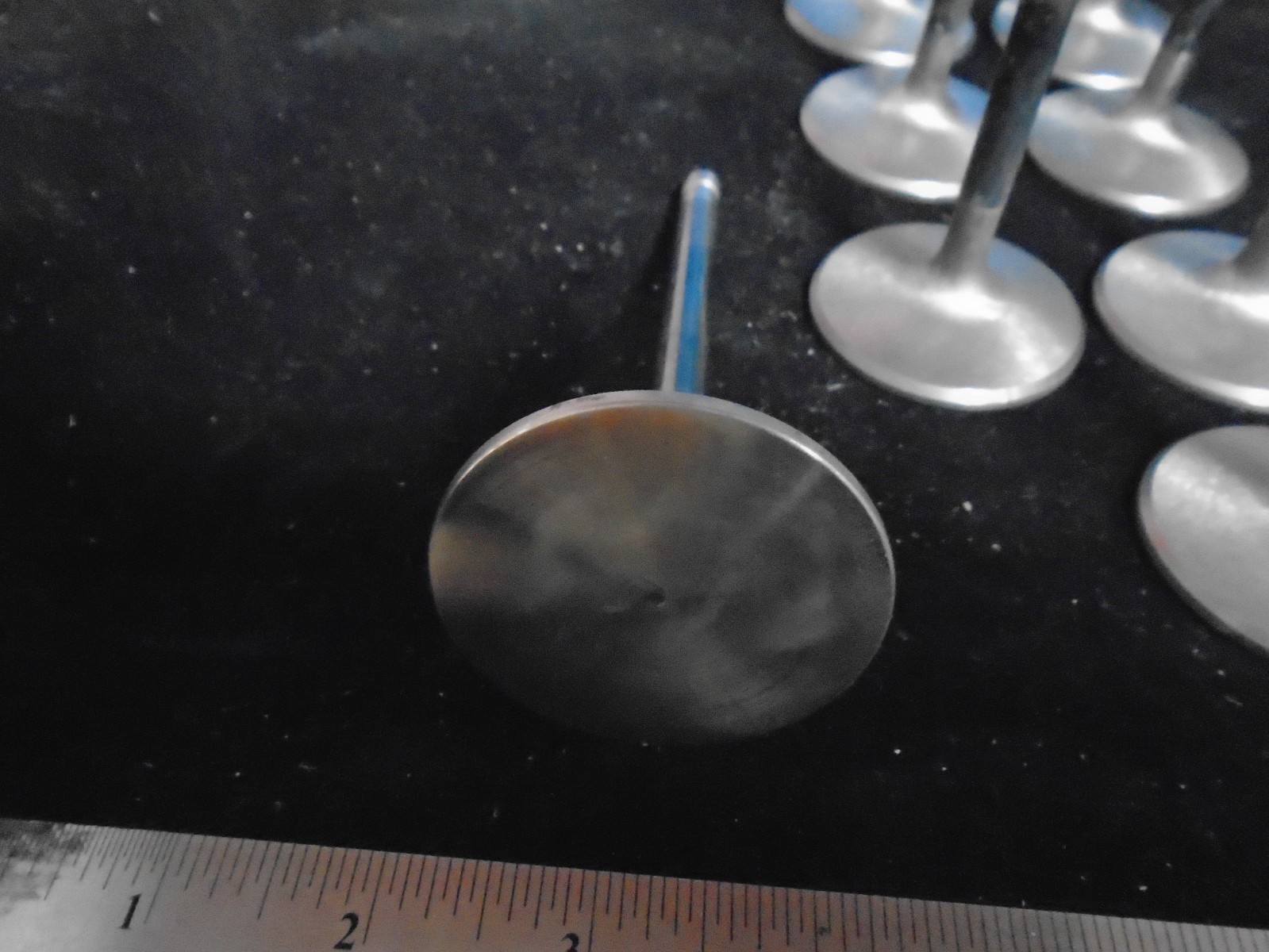 NOS REAL TITANIUM 100 gram Intake Valves  2.19 11/32 5.260 FORD GT40 RACE
