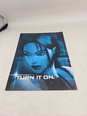 2002 E3 Eidos Interactive Product Catalog w/ Rare Laura Croft Poster Swag Promo