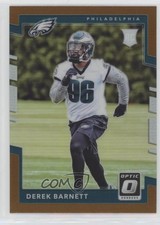 2017 Donruss Optic Rookies Bronze Prizm Derek Barnett #108 0pl