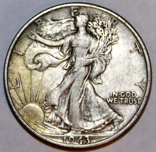 1943-P Walking Liberty Silver Half Dollar - XF+ - #2550-300