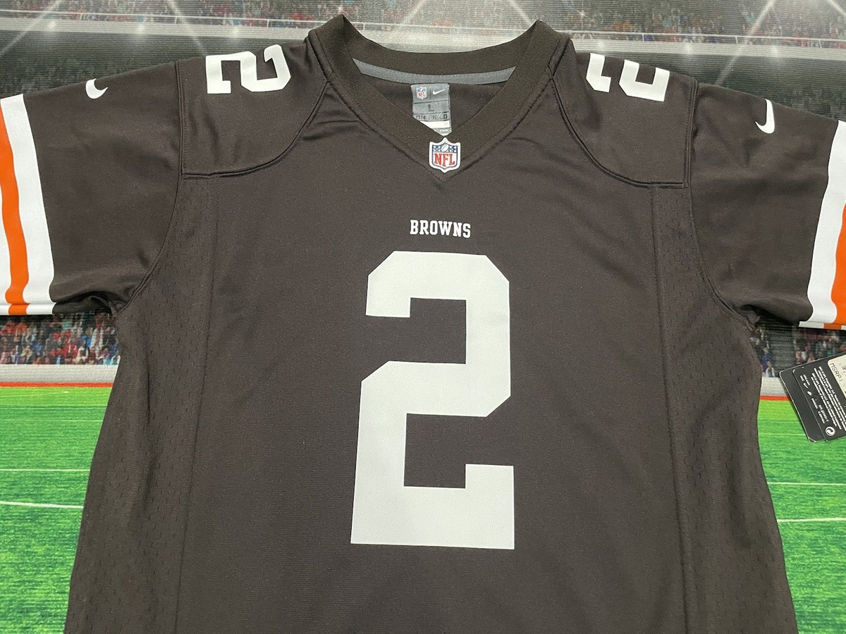 Cleveland Browns Johnny Manziel #2 Nike On Field Youth Sz