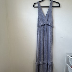 caution to the wind maxi dress Caution to the Wind Beige Ribbed Wrap Maxi Dress
