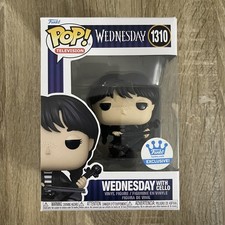 Funko Pop! Television Wednesday with Cello Vinyl Figure 1310 Funko Exclusive New