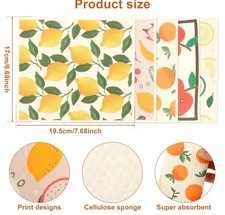 Swedish Dish Cloths  Reusable Eco-Friendly Cleaning Towels   Super Absorbent 5pk