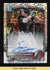 2025 Bowman Chrome Prospect Mini-Diamond Refractor Slade Caldwell Auto READ 0fo5