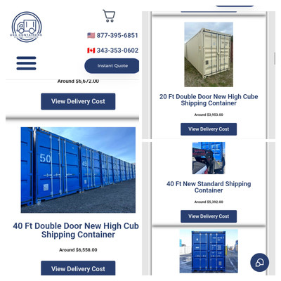 New & Used Containers For Sale 20 , 40  & 40' High Cube **Read Description**