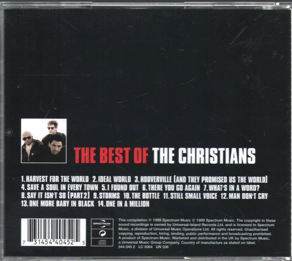 Christians Best of CD UK Spectrum 5440452 - Bild 2 von 2