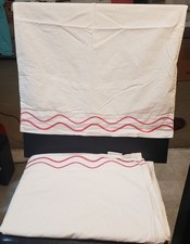 Pottery Barn Kids Flat Sheet One Pillowcase Organic Cotton Twin Size White