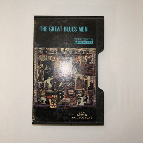 THE GREAT BLUES MEN CASSETTE Vanguard 1972 Clamshell Rare AMPEX - Picture 3 of 10