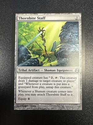 Magic the Gathering TCG Thornbite Staff Morningtide 145/150