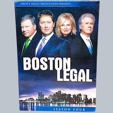 Boston Legal DVD Season 4 Four 5-Disc Set Sealed James Spader William Shatner
