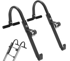 Roof Ladder Hook with Wheel Heavy Duty Ladder Stabilizer for Roof Ridge Exten...