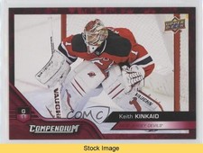 2016-17 Upper Deck Compendium Red Keith Kinkaid #458 READ n7v
