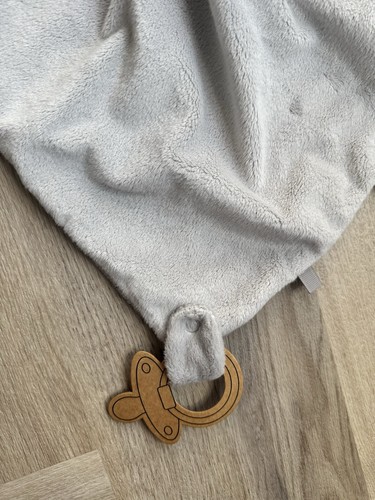 George Asda Sheep Lamb Baby Blankie Comforter Soft Toy Soother Dummy Holder grey - Picture 4 of 16