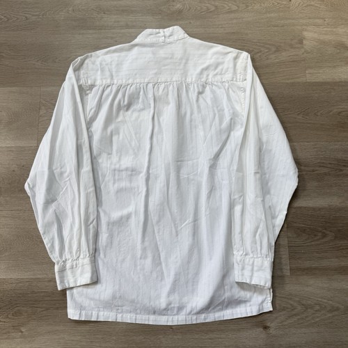 Scully Western Shirt Mens M Striped 3/4 Henley Frontier Popover Cowboy Rodeo - Picture 8 of 8