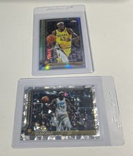 2025 TOPPS BASKETBALL (2) CARD PASCAL SIAKAM PLAYER REFRACTOR LOT