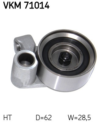 TENSIONER PULLEY TIMING BELT VKM 71014 FOR TOYOTA FORTUNER QUANTUM/Bus/Van/IV - Picture 2 of 13