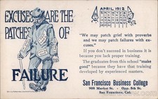 San Francisco, California CA Francisco Business College-Excusa los parches de