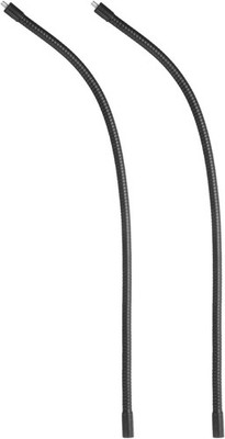 PATIKIL Schwanenhals 20 Zoll 1/4''-20 Gewinde 2 Stück Metall Schwarz flexibel