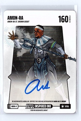 Bo Jackson Battle Arena Alpha Edition - AMON-RA ST. BROWN Auto - Detroit Lions