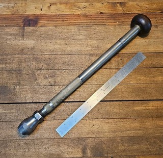 EARLY Antique "YANKEE" NORTH BROTHERS Push Spiral Screwdriver & DRILL #75 ☆USA