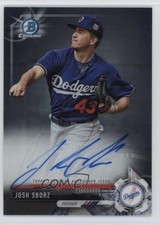 2017 Bowman Chrome Prospect Auto Josh Sborz #CPA-JSB Auto 19wj