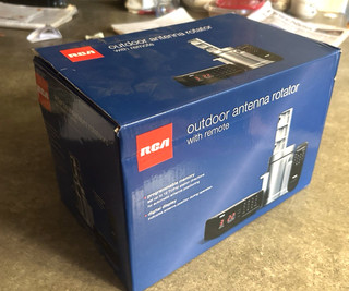 RCA OUTDOOR ANTENNA ROTATOR WITH REMOTE ESTATE SALE FIND IN BOX