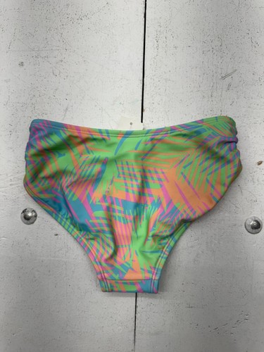 Art Class Pink Green Orange Swim Suit Bikini Bottoms Girls Size Small - Picture 2 of 7