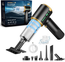 Cordless Car Vacuum Cleaner: 7-In-1 16000Pa Strong Suction Handheld Vacuum C
