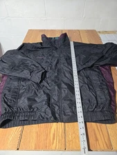 Columbia Bugaboo Winter Jacket Size XXLT Tall Black With Burgundy Lined