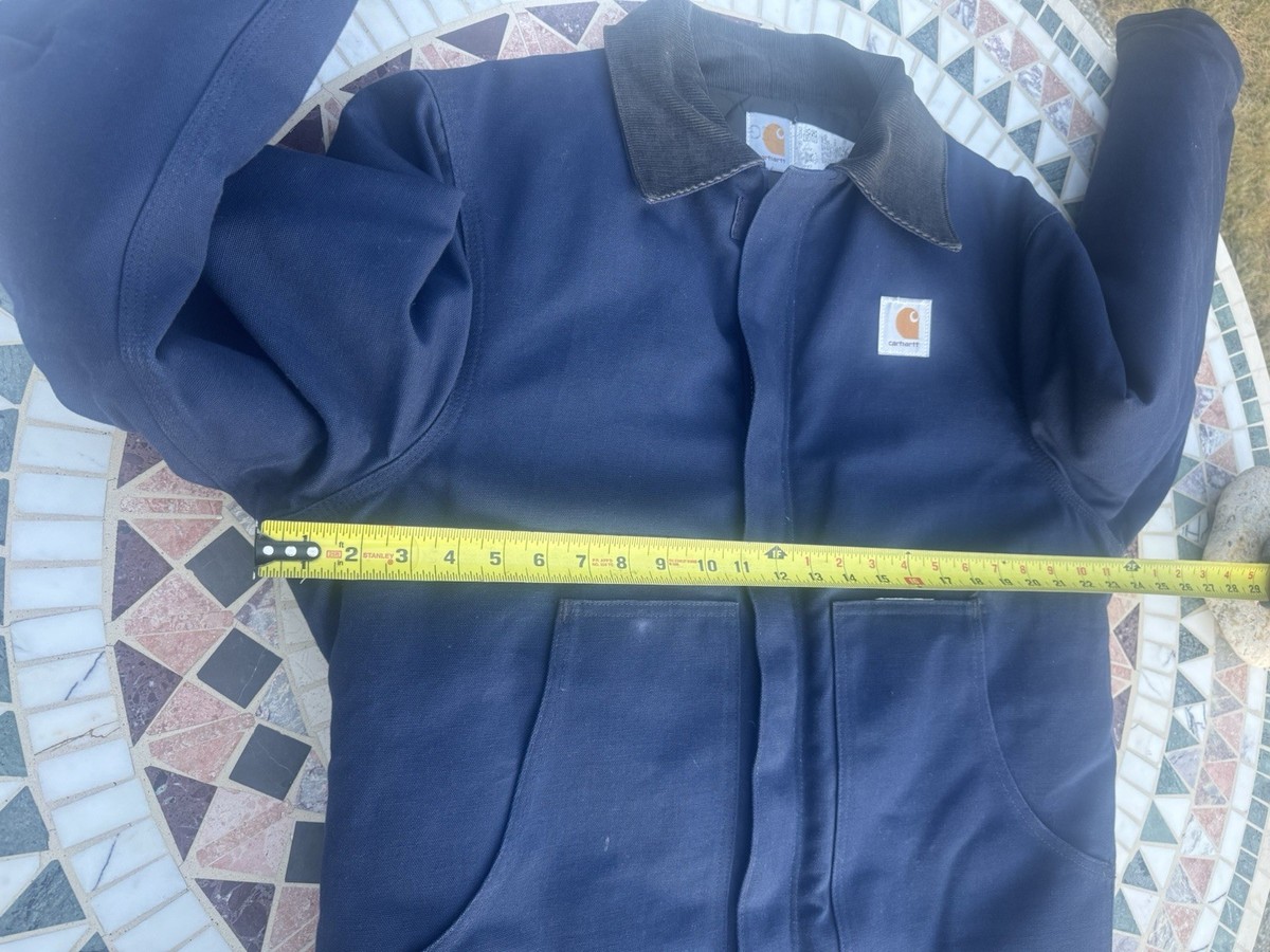 VTG Carhartt JQ1902 sz 42T Jacket ~ large tall jq1802 j22 j02 navy