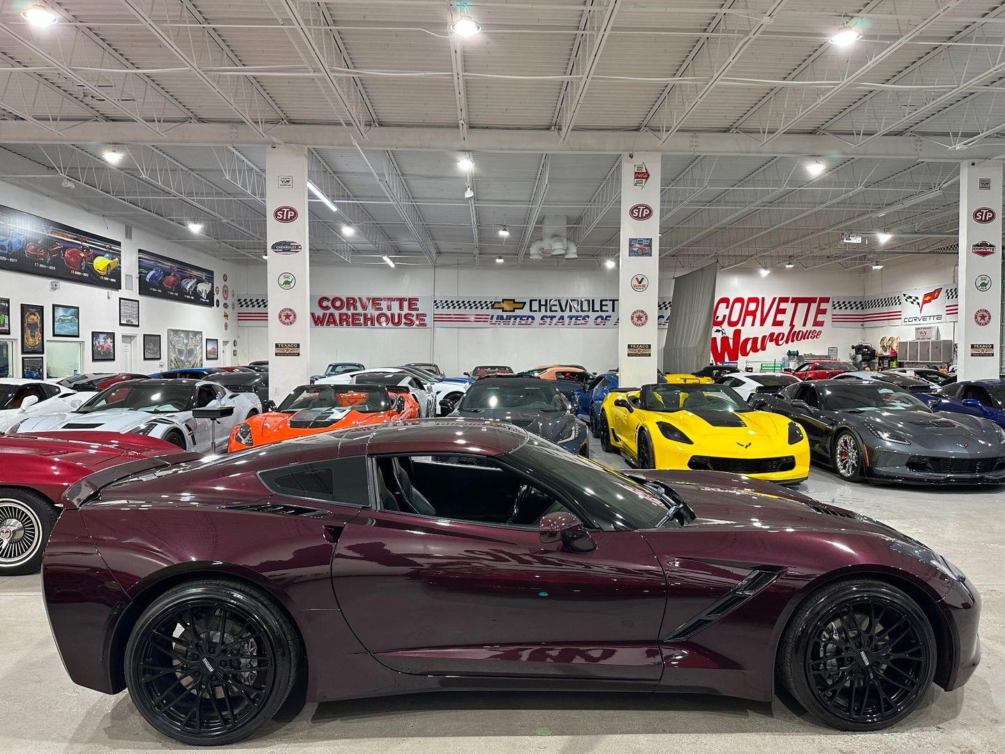 2017 [GGA] Black Rose Metallic Chevrolet Corvette   | C7 Corvette Photo 6