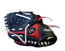 Rawlings Player Series Left Hand Baseball Glove PL91SB Red And Blue
