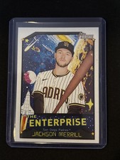 🔥Jackson Merrill 2026 Topps Heritage #TE-JM “The Enterprise” Padres SP