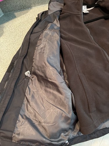 CAMEL CROWN Womens Black Jacket Outdoor Hiking US Size Small Fleece Liner - Picture 4 of 23