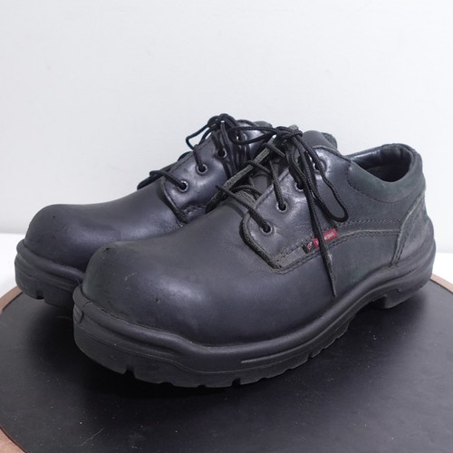 Red Wing Schuhe Herren 12,5 schwarz Leder Stahlkappe Schnürschuhe niedrig Arbeit Oxford-Schuhe USA - Bild 4 von 11