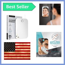 Fogless Shower Mirror for Shaving, No Drill M...