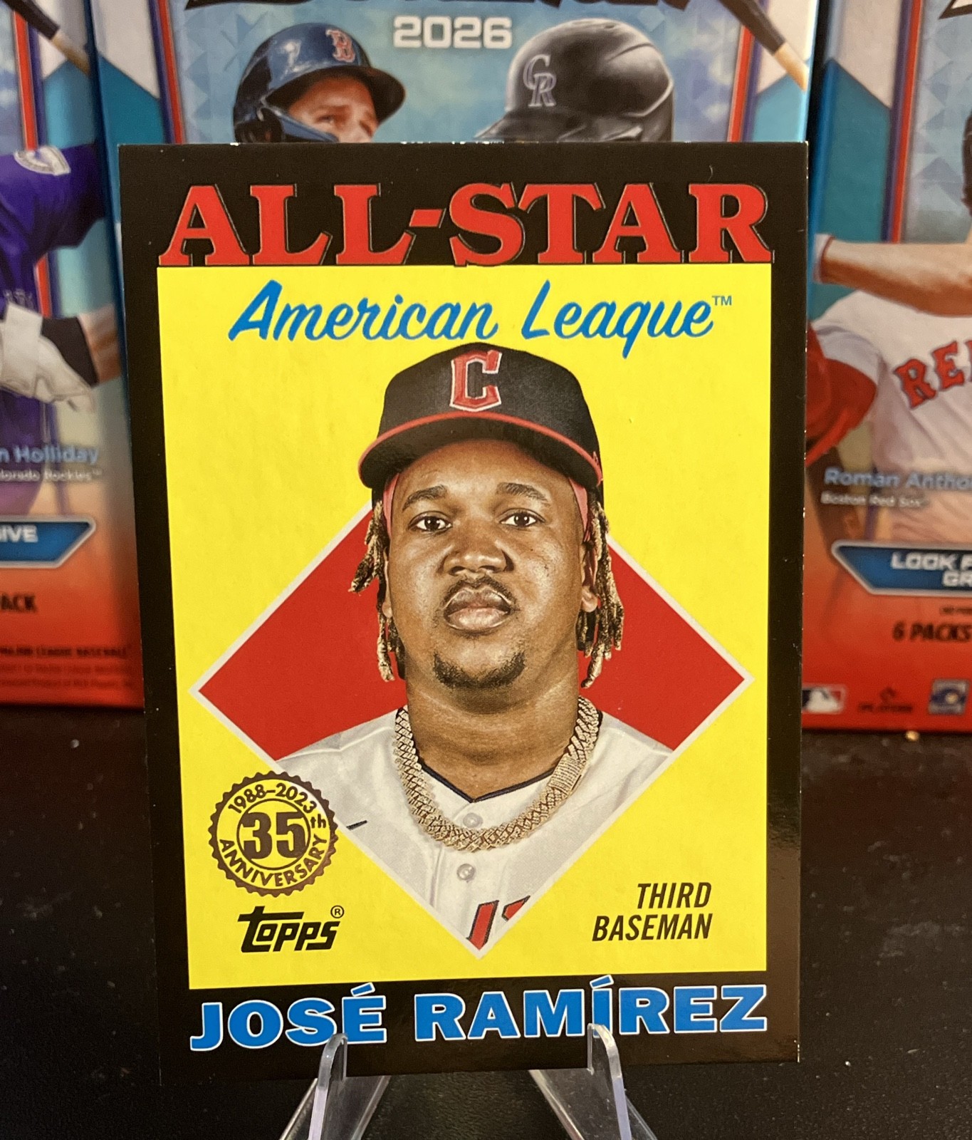 2023 Topps Series 2 - 1988 Topps All-Star Baseball Jose Ramirez #88AS-46 /299 ⚫️