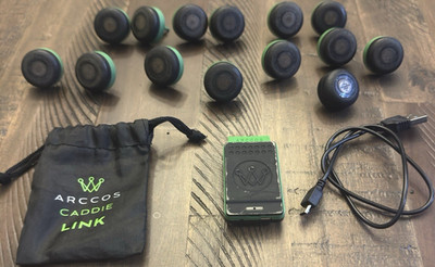 Arccos Caddie Link Golf GPS Shot Tracker w/ 14 Sensors - Includes Putter Sensor