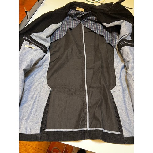J. Crew Black Corduroy Sport Coat Blazer Jacket Size XL - Picture 13 of 15