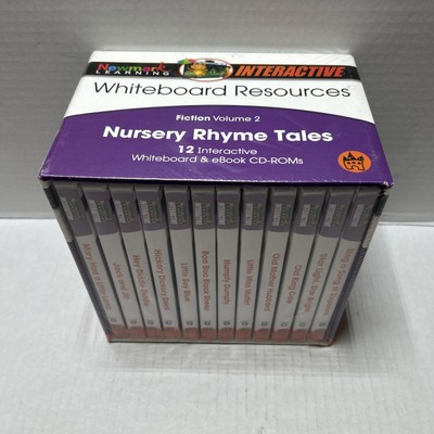 12 Rising Readers Nursery Rhyme Interactive Whiteboard CD-ROMs: Volume 2 ~ New!!