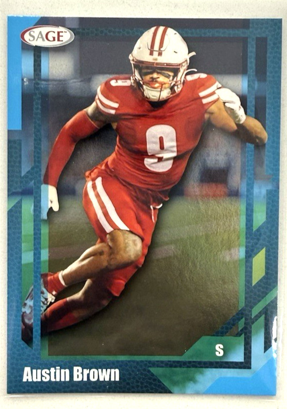 2026 SAGE Low Series Football Austin Brown #73 Wisconsin Badgers