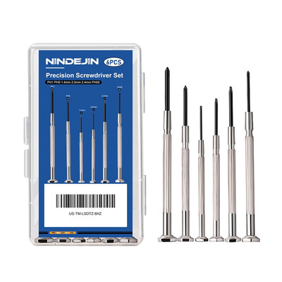 6PCS Precision Screwdriver Set, Flathead & Phillips Screw Repair Kit for Electro