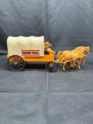 Vintage Processed Plastic Co. Oregon Trail Covered Wagon Toy