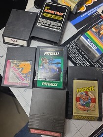 Lot Of 27 Intellivision Game Cartridges Most Manuals Donkey Kong Truckin Frogger